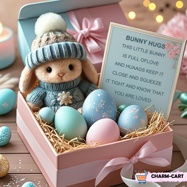 💖Roku darbs mini zaķa apskāviens jauka Lieldienu dāvana🐇🎁
