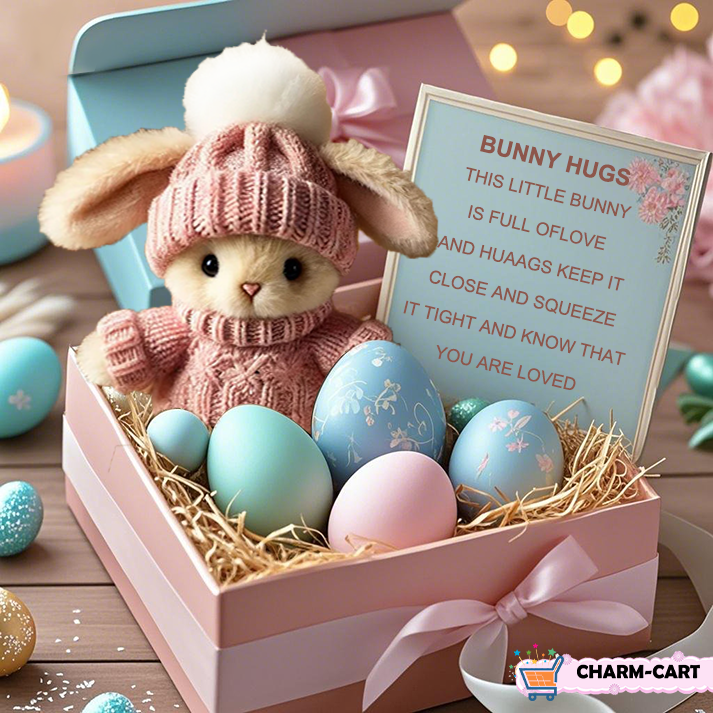 💖Roku darbs mini zaķa apskāviens jauka Lieldienu dāvana🐇🎁