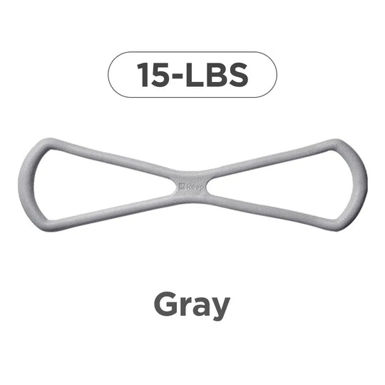 Keep Resistance Bands Figure 8 Exercise Bands for Women 8 Shaped TPE Material for Arms Chest Expander Yoga Gym Fitness Muscle Training Equipment Stretching Gear Latex Free Elastic