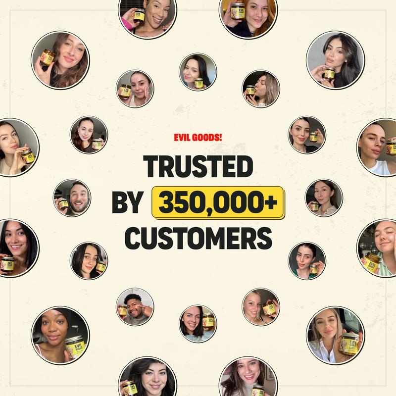 EVIL GOODS! Whipped Beef Tallow & Manuka Honey Organic Nourishing Face Cream Moisturizer Body Lotion Skin Care Lip Balm Hydrating Moisturizing 100% Natural Ingredients - Oil