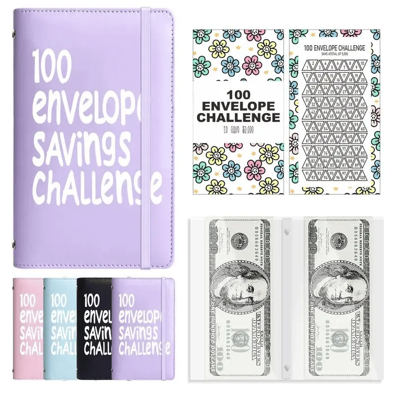 ✉️Uitdagingsboek voor 100 enveloppenbesparingen
