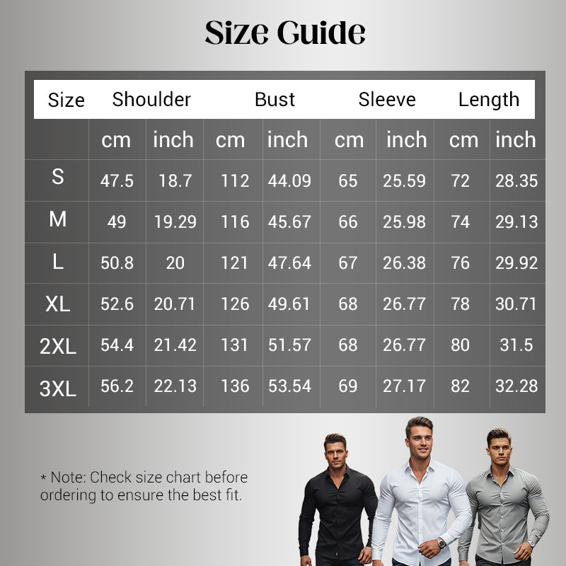 📢Hot Sale 50% OFF !!!⏰Men's Solid Color Lapel Long Sleeve Button-Down Shirts