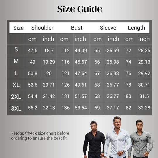 📢Hot Sale 50% OFF !!!⏰Men's Solid Color Lapel Long Sleeve Button-Down Shirts