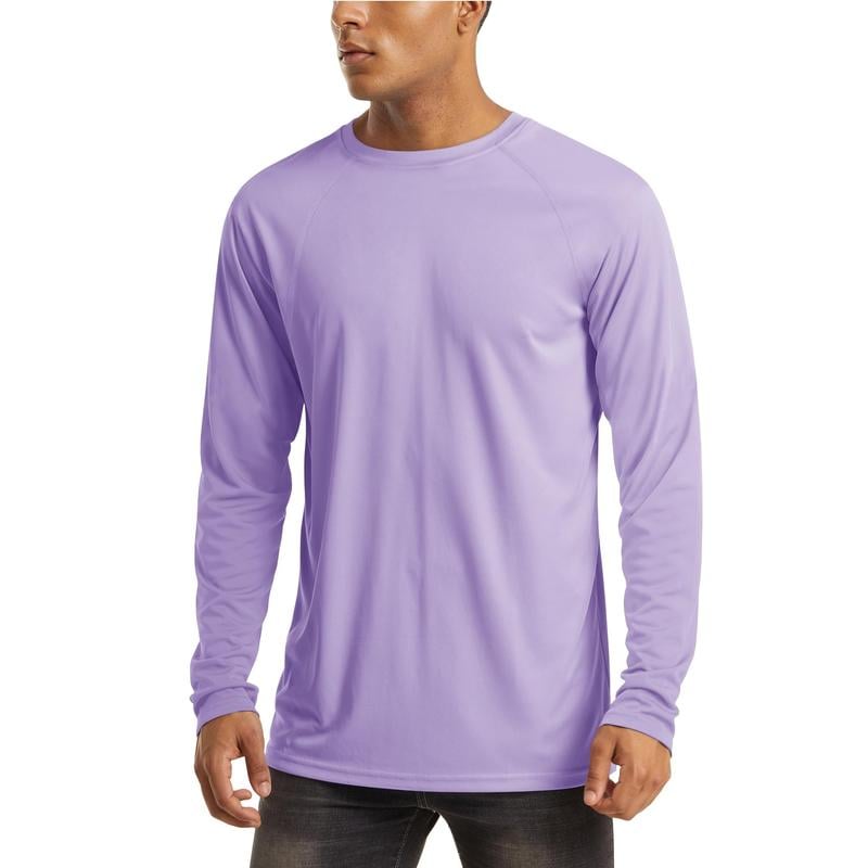 🏆70K+ Sold⚡ Men’s UPF 50+ Long Sleeve Performance Shirt – Quick Dry, Lightweight & Breathable