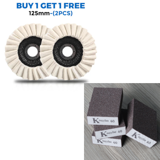 ⚙️ Wool Felt Flap Polishing Disc – High-Performance, Fine Polishing & Long-Lasting Use ✨