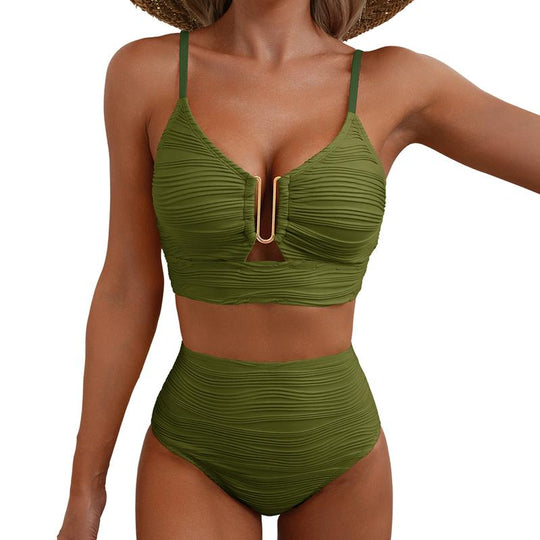 Push Up High Waist Bikini for kvinner