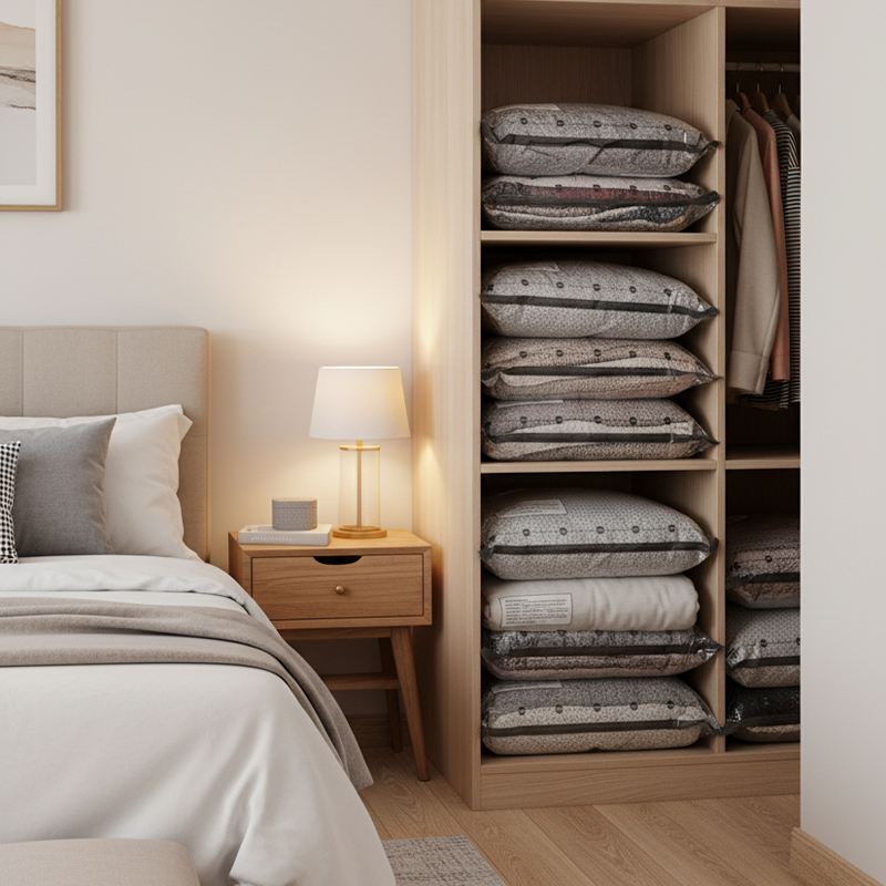 🏆⚡ 50K+ SOLD! Cordless Travel Vacuum Storage Compression Bag