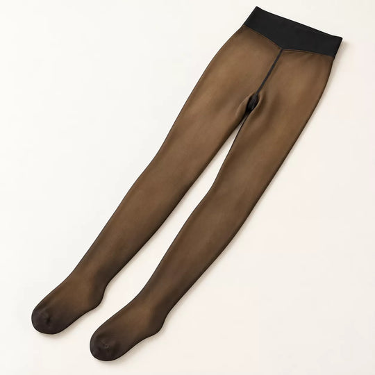 Viral One-Seam Shaping Fleece Leggings – High-Waisted Tummy Control & Warmth