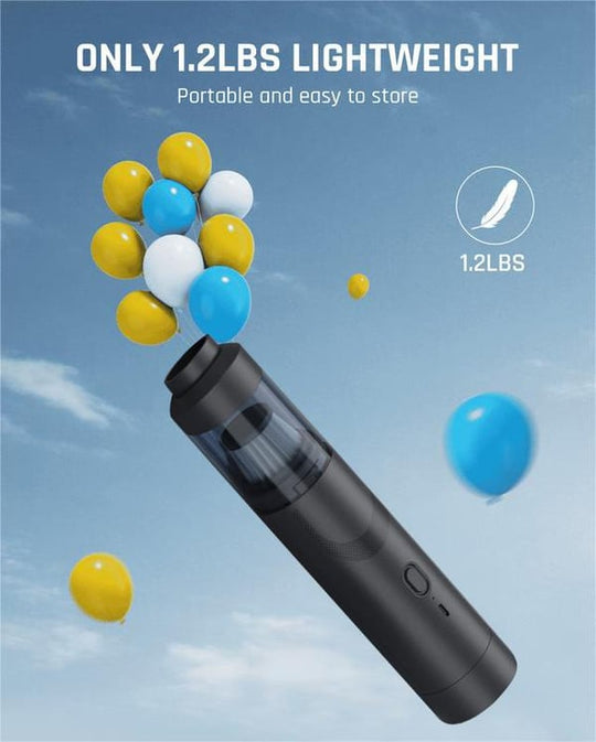 Slim V8 Mate trådløs bilstøvsuger med høy effekt 13000 Pa/30AW🎁Gratis bilvaskehåndkle inkludert! ⚡