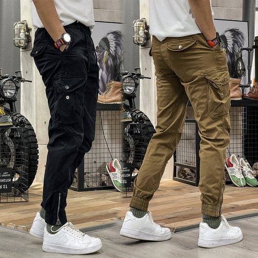 👖Men's Multi-Pockets Drawstring Elastic Waist Cargo Pants & 60% OFF 🔥🔥