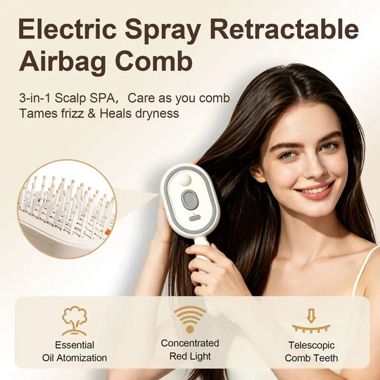 🩷🩷Electric Spray Air Cushion Massage Comb