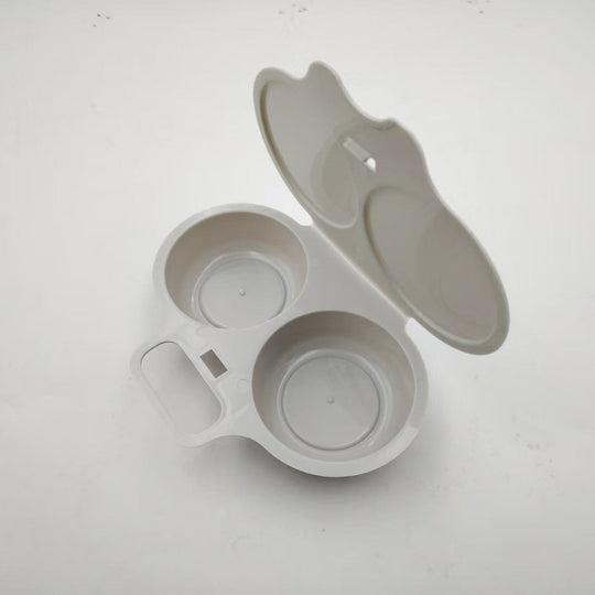 🥳2026 HOT SALE🥳💞80K+ SOLD! 🥗🎁 Microwave Egg Poacher Dual‑cavity, non‑stick & easy clean. Healthier than frying – stock up & save! 🏠✅
