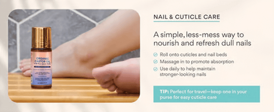 🏆Najprodavaniji proizvod broj 1 ⏰Organski roll-on s zlatnim ricinusovim uljem i ružičastim kvarcom