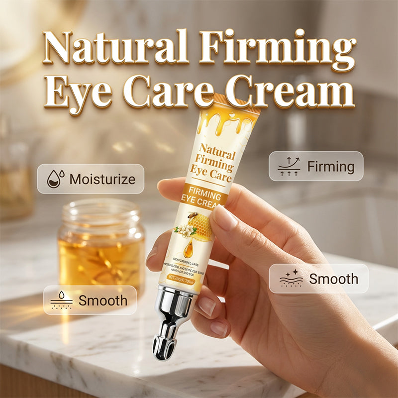 Firming Eye Cream with Natural Honey - Reduces Fine Lines & Wrinkles - Daily Use Skincare Routine - 20g - Firming Action & Natural Ingredients