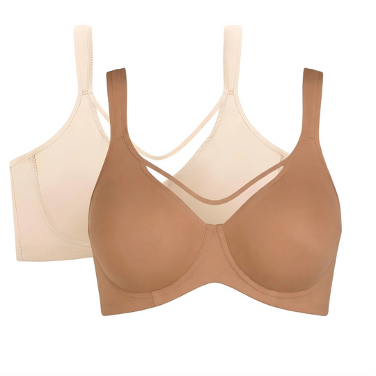 Women's Elegant Sheer Full Coverage Plus Size Bra