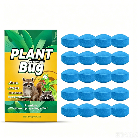 Long-Lasting All-Pest Repellent Tablets for Home | Repels Mosquitoes, Squirrels, Raccoons, Roaches & Insects | Pet-Safe & Wildlife-Friendly, No Harm to Animals