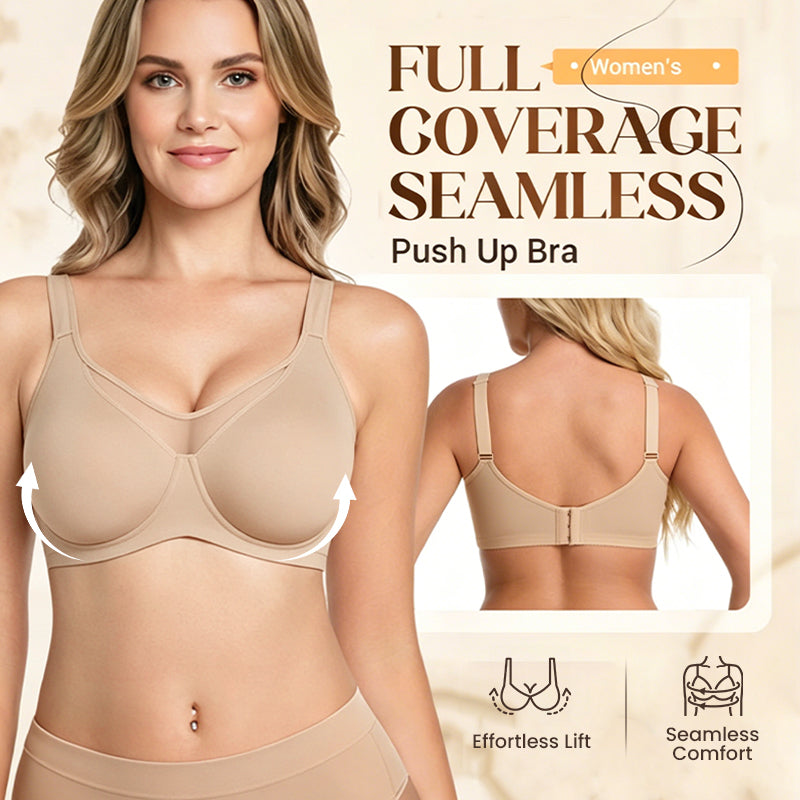 💝Women's Elegant Sheer Full Coverage Plus Size Bra