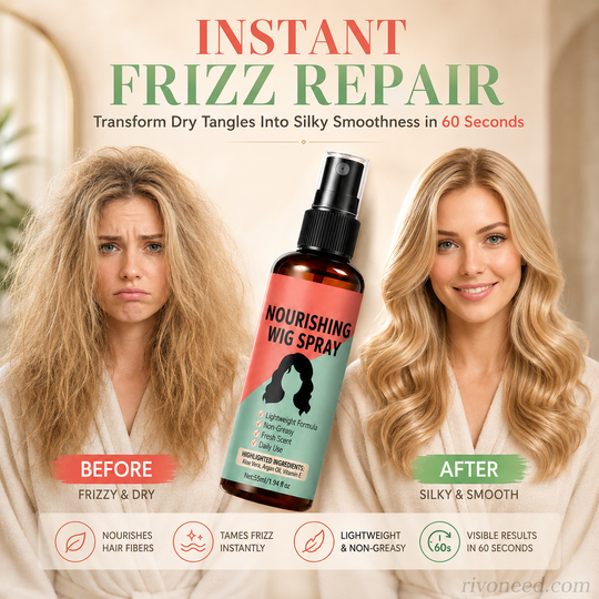 ⚽️🏆️World Cup Sale:30% OFF🎉70K+ SOLD! 🥳Lightweight No-Rinse Nourishing Wig Spray