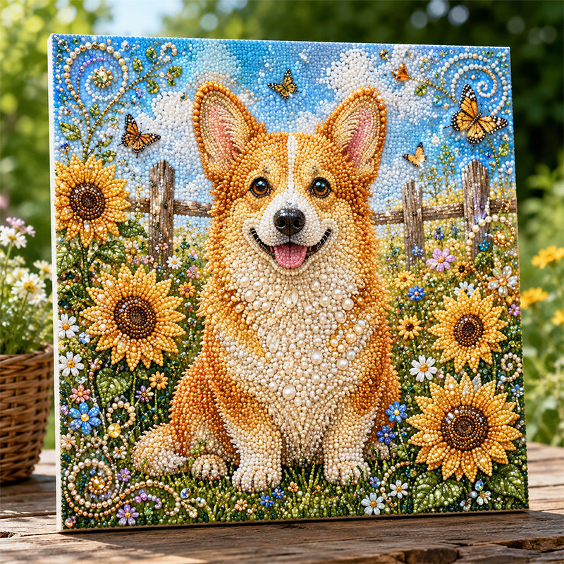 🦬✨ Highland Cow Pearl Art DIY Kit – Relaxing DIY Craft to Create Stunning Coastal Artwork