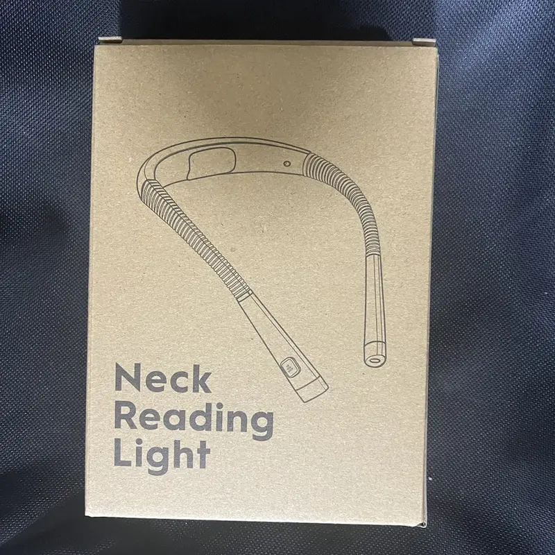 Rechargeable LED Neck Light, Bendable Reading Light