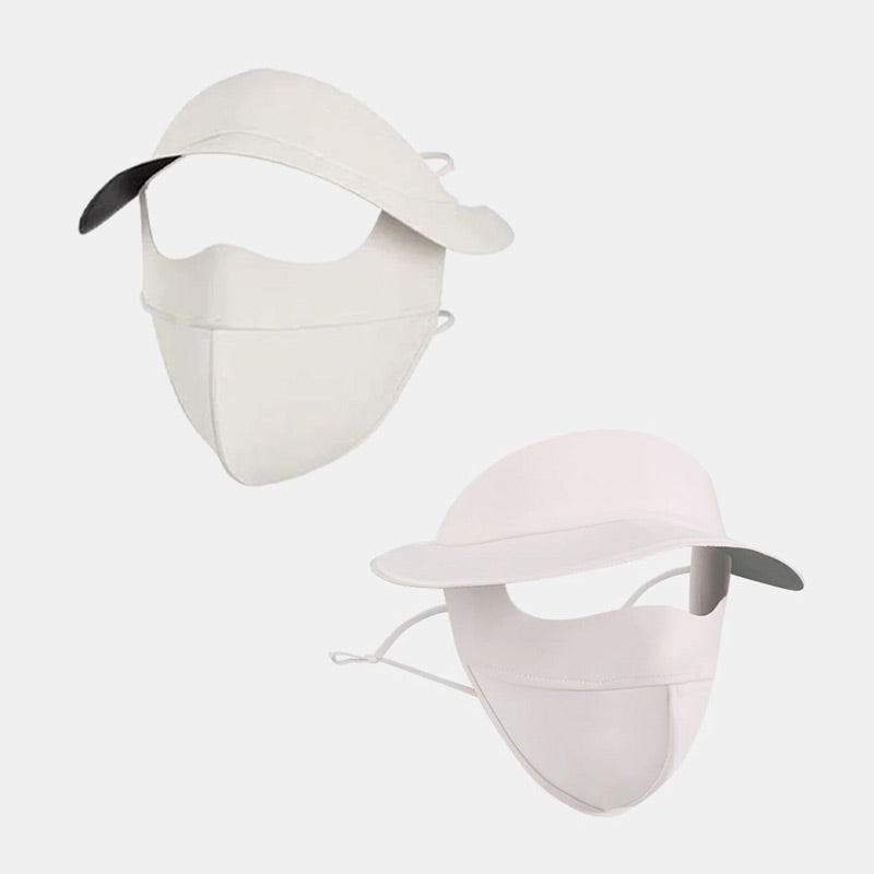 🔥Cumpără 1 Primești 1 Gratuit🔥Pălărie de protecție solară din mătase mată pentru față întreagă