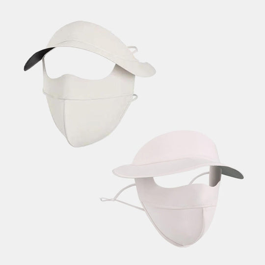 🔥Cumpără 1 Primești 1 Gratuit🔥Pălărie de protecție solară din mătase mată pentru față întreagă