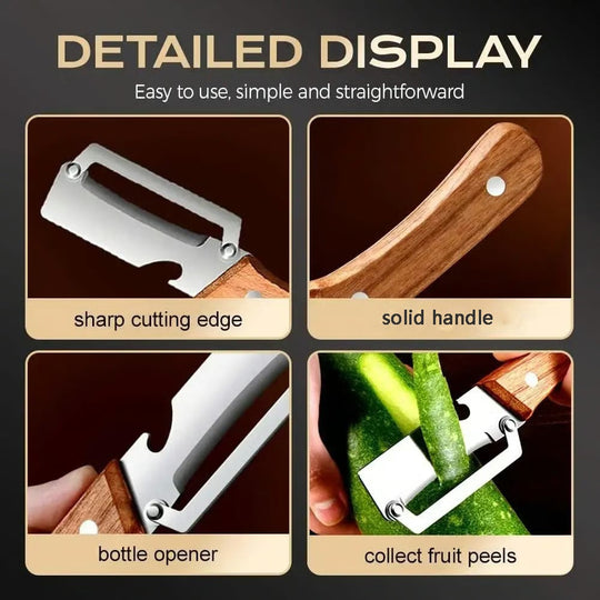 2-PACK Multi-Functional Vegetable Peeler for Kitchen