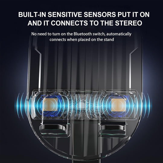 🎁Suporte para celular atualizado para 2025 com alto-falante por indução/bateria externa/luz ambiente.