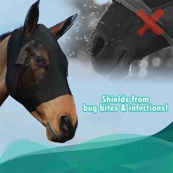 Equine Mask Anti-Fly Mesh