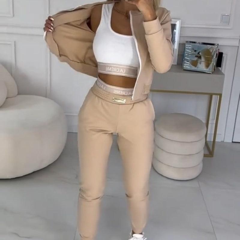 🎉Women's 3-Piece Zip-Up Tracksuits😍 | Cloud Tracksuit | 4-Way Stretch + Wrinkle-Free