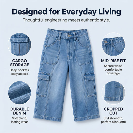⏳Time-Limited Special⏰Women's Casual Stretchy Cropped Denim Pants