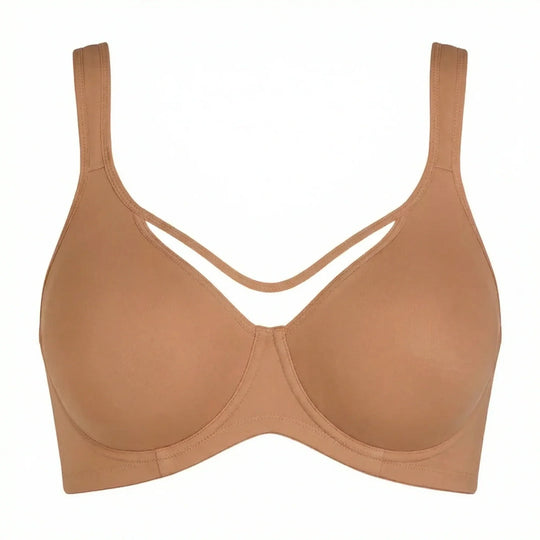 Women's Elegant Sheer Full Coverage Plus Size Bra