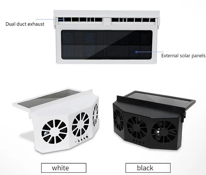 ✈️FREE SHIPPING✈️The New Solar Car Cooling Artifact [air circulation exhaust fan]