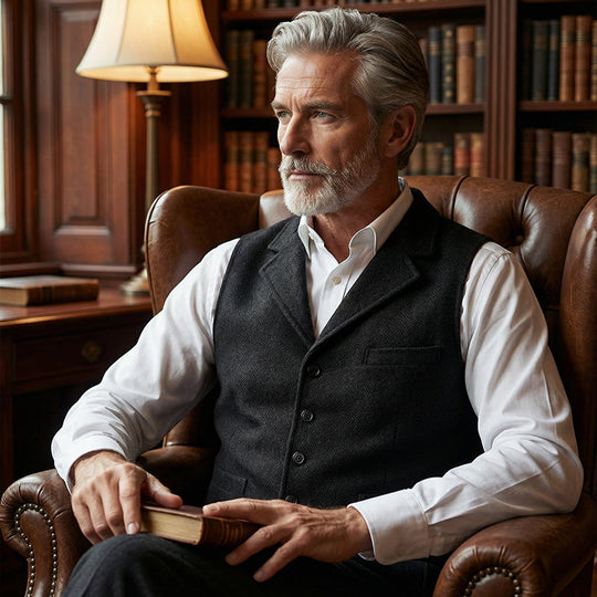 🔥Hot Sale Deals-Men's Slim Fit Casual Business Vest