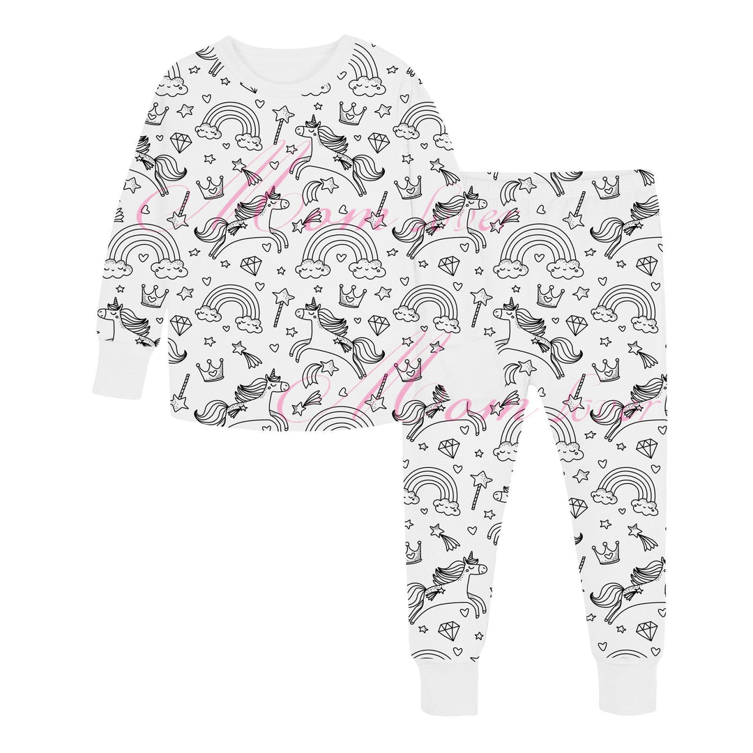 💥Hot Sale - 50%OFF🎁🎨DIY Cartoon Colorable Pajamas for Kids