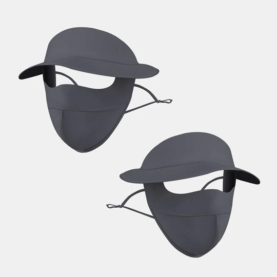 🔥Cumpără 1 Primești 1 Gratuit🔥Pălărie de protecție solară din mătase mată pentru față întreagă