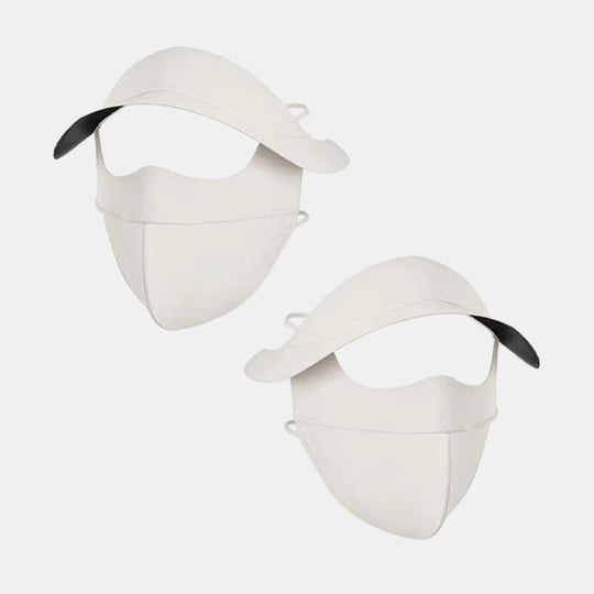 🔥Cumpără 1 Primești 1 Gratuit🔥Pălărie de protecție solară din mătase mată pentru față întreagă