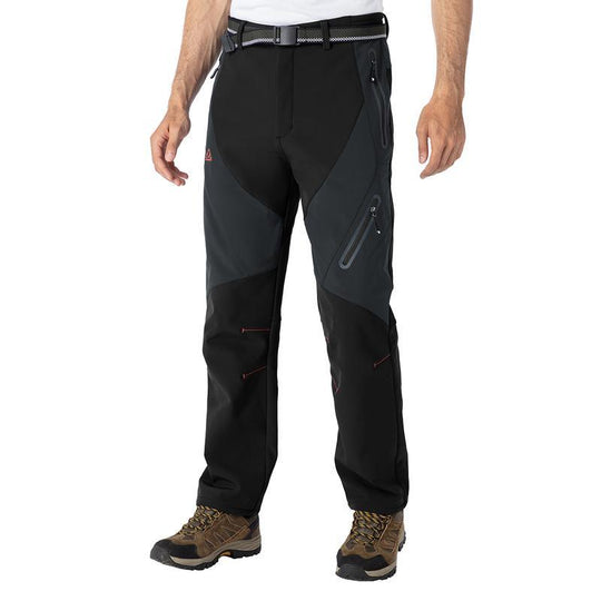 🏆LAST DAY SALE 50% OFF!!🔥Men's Waterproof Winter Trousers with Fleece Lining Cargo Pants