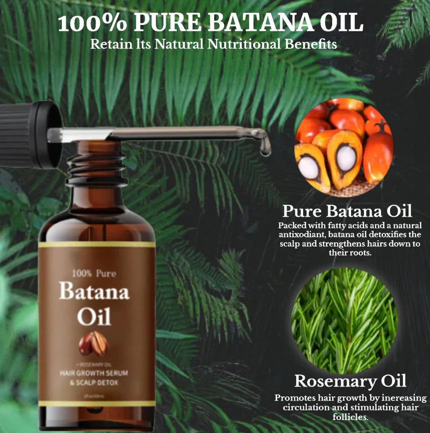 100% Pure Batana Oil for Hair Growth