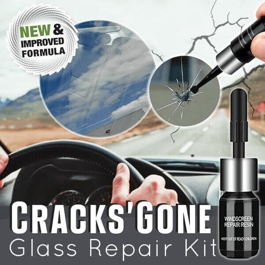 🚗Cracks Gone Glass Repair Kit