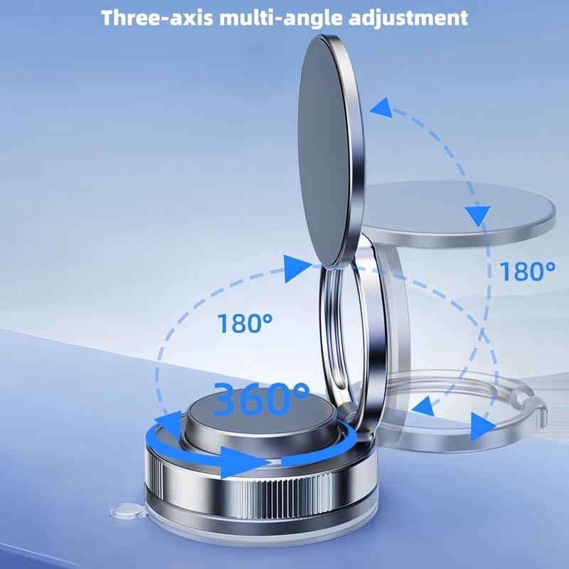 360° regulējams vakuuma magnētiskais tālruņa turētājs