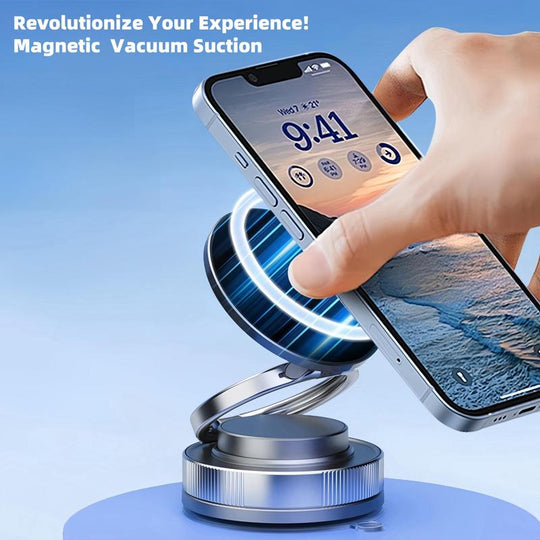 360° regulējams vakuuma magnētiskais tālruņa turētājs