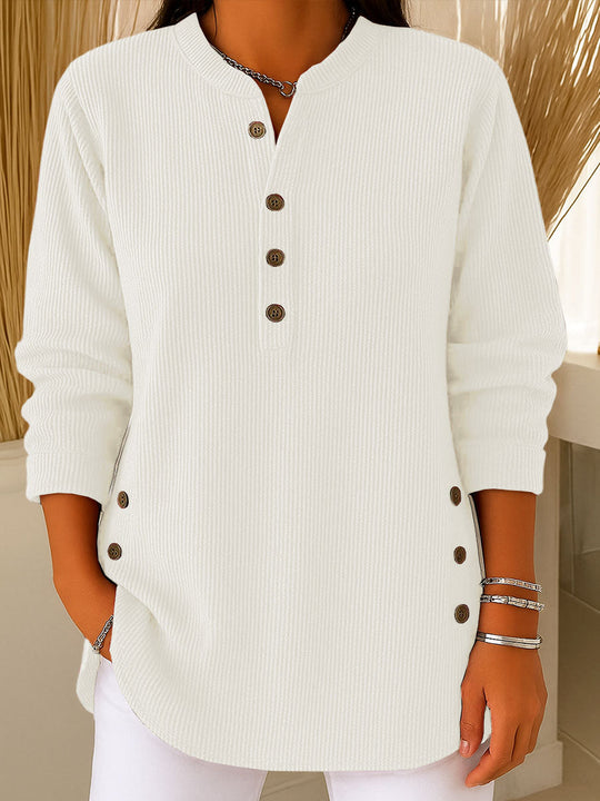 ⏰Last Day Sale 50% Off💃Women's Solid Color Crew Neck Long Sleeve Casual Loose Knit Pullover