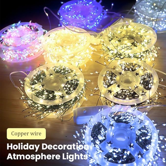 🎄Early Christmas Promotion 50%OFF🎁 Copper Wire Firecracker Light String
