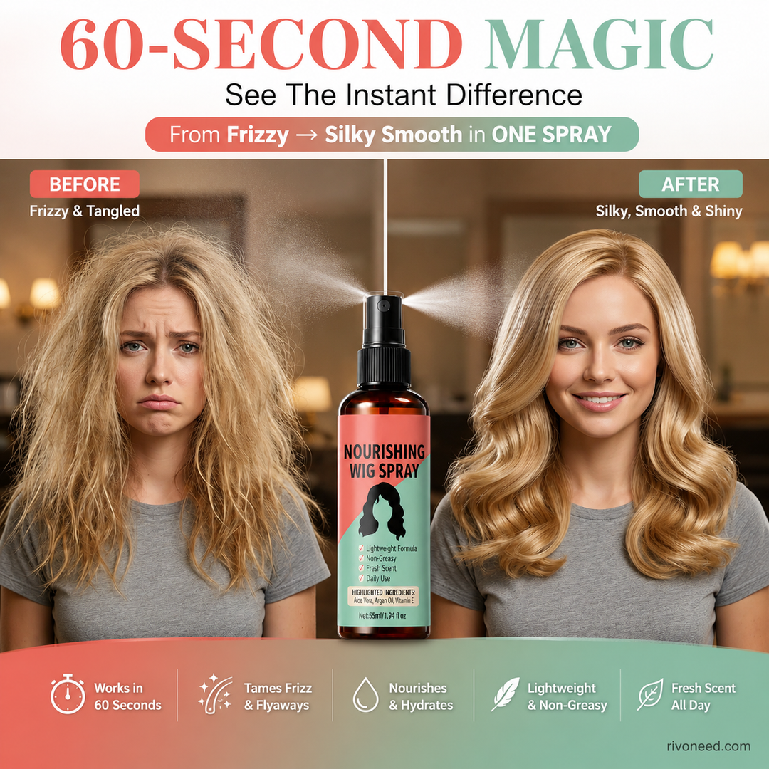 ⚽️🏆️World Cup Sale:30% OFF🎉70K+ SOLD! 🥳Lightweight No-Rinse Nourishing Wig Spray