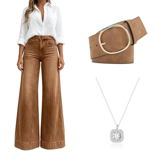 👖Bestseller - Women's Vintage High-Waisted Wide-Leg Jeans
