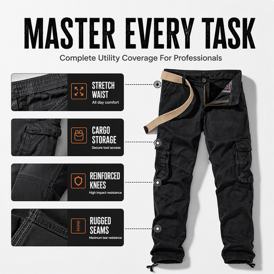 Men's Multi-Pocket Tactical Cargo Pants