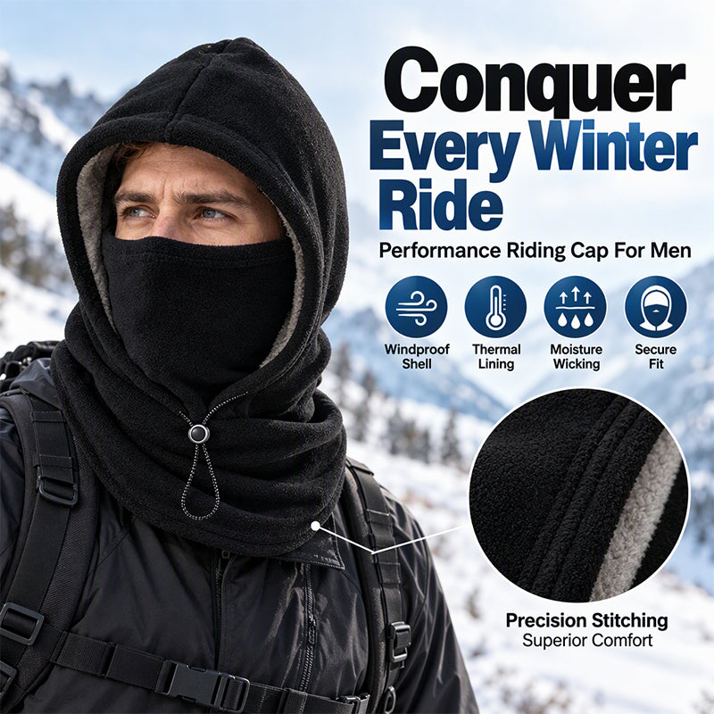 🖤 Black Friday Early Access: 70% OFF 🖤Warm Balaclava with Adjustable Drawstring – Face and Neck Protection