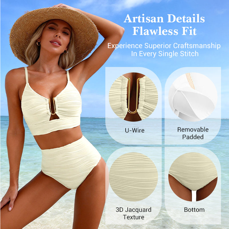 Push Up High Waist Bikini for kvinner