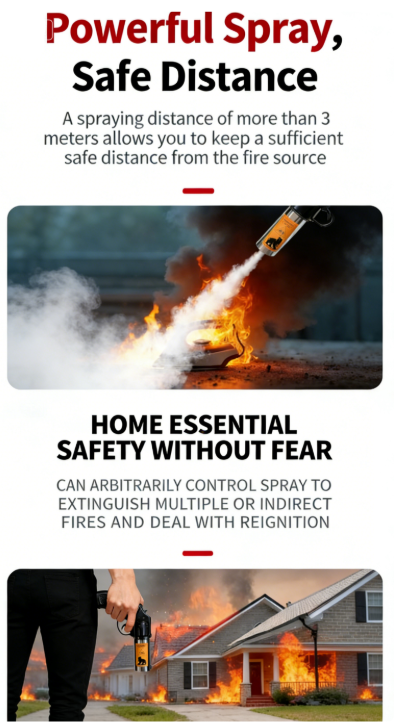 Tragbarer Pulverlöscher für Auto & Outdoor – Kompakt, Effektiv & Sicher | ABC-Löscher